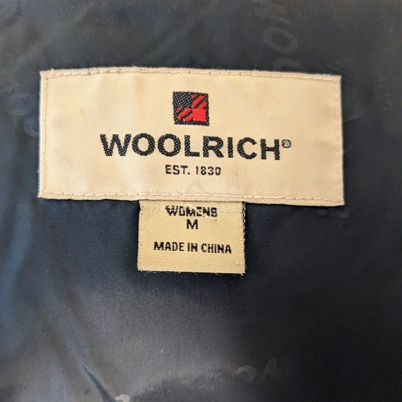 Woolrich tan quilted wool bomber jacket Medium - Picture 8 of 10